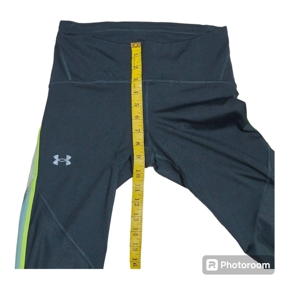 Under Armour Women’s UA fly fast HeatGear compression tights, small, teal blue - Picture 4 of 9